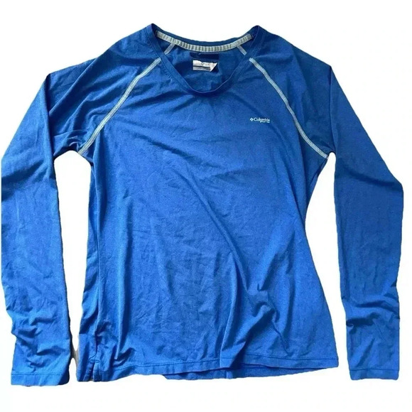 Men’s Columbia PFG Blue Long Sleeve Shirt Size Small - Picture 1 of 4